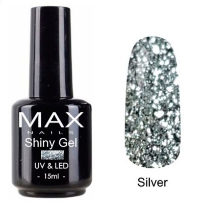 MAX Gel Shiny Silver 15ml