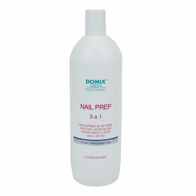 Domix Nail Prep 3в1 Обезжириватель и средство для снятия липкого слоя и лака, 1л 898263