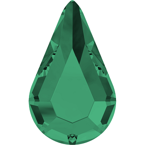 Swarovski Элемент 2300 8,0х4.8ММ Emerald, 6шт
