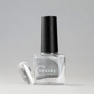 Swanky Stamping Акварельные краски РМ04 серебро, 5мл