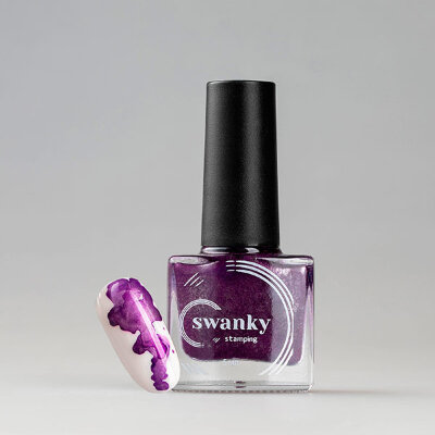 Swanky Stamping Акварельные краски РМ09 фиолетовый, 5мл