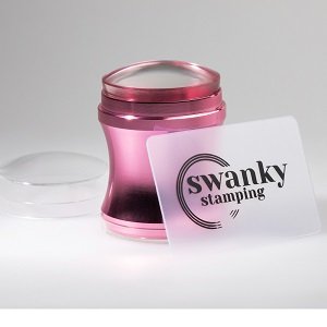 Swanky Stamping Штамп розовый, силиконовый, 4см