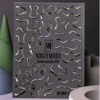 NOGTEMODA Наклейки Combi Metallic 069