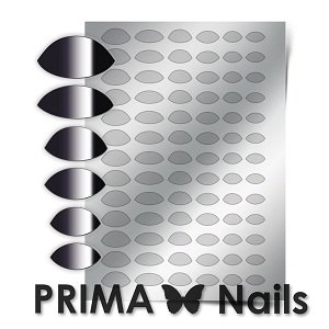 PrimaNails Металлизир.накл.арт.CL-010 серебро