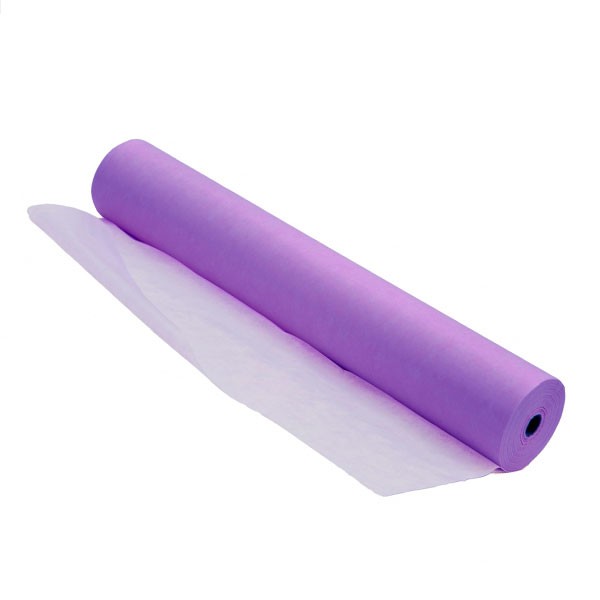 EleWhite Простыни 70х200 (100шт) фиолетовая в рулоне