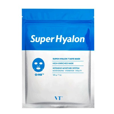 VT Маска тканевая (набор 7шт) Super hyalon 7days mask