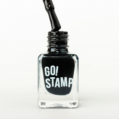Go! Stamp Лак для стемпинга 01 Blackout, 6 мл