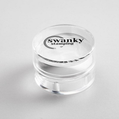 Swanky Stamping Штамп силиконовый, прозрачный круглый 4см