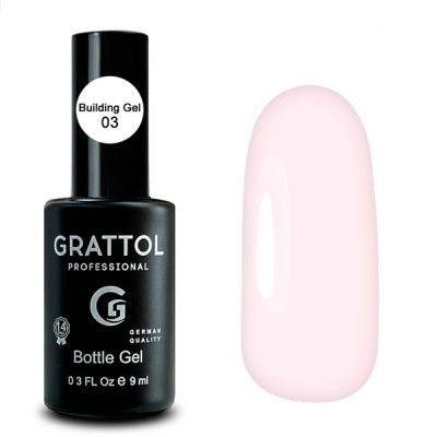 Grattol Gel Bottle 03 - гель моделирующий камуфлирующий 9мл