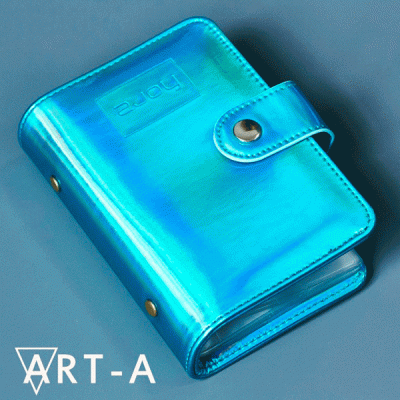 Art-A Кейс для пластин Мираж голубой 12*6 20шт