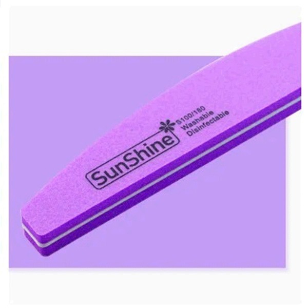 SunShine Пилка д/шлифовки фиолетовая луна 100/180